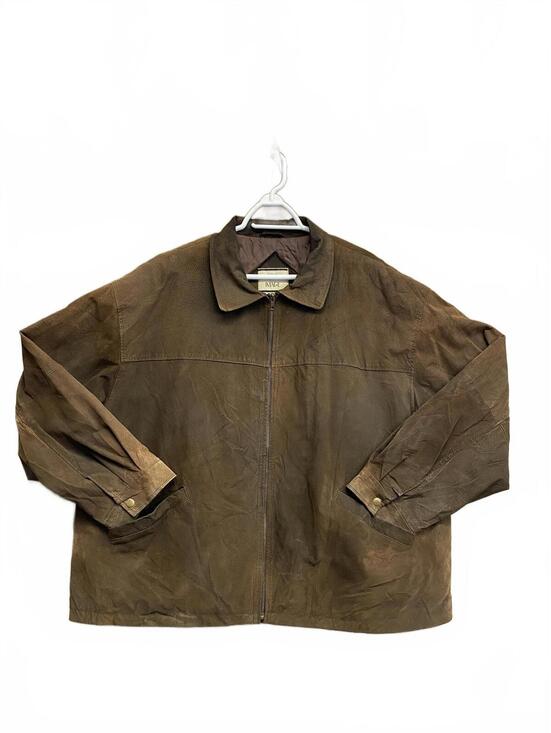 Other - Vtg Sequence Image/Sears Brown Suede Men's Jacket with Quilted Lining Sz 2XL